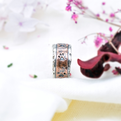 Pierścionek Kocie Ślady