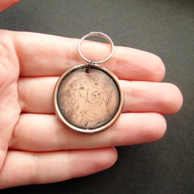 adresówka z wizerunkiem psa