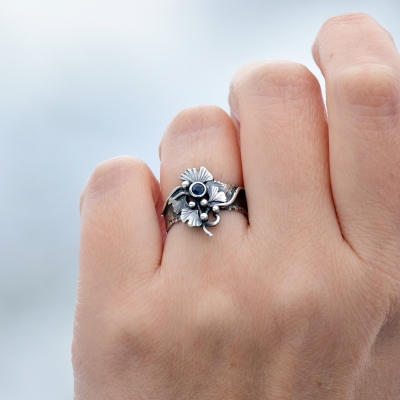 Pierścionek z Szafirem