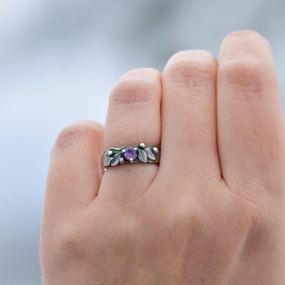 Pierścionek Inspirowany Naturą