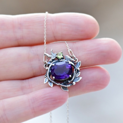 Wiosenny Wisiorek z Ptaszkami