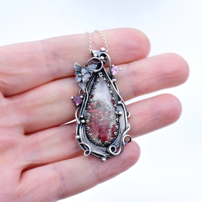 Naszyjnik z Kwarcem Ogrodowym