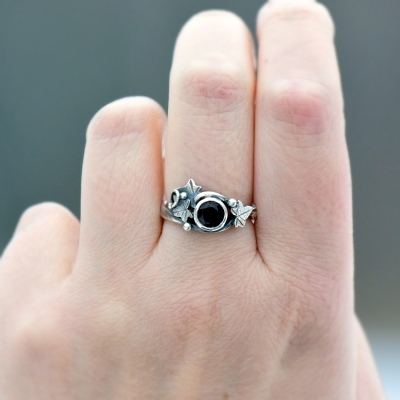 Inspirowany Naturą Pierscionek