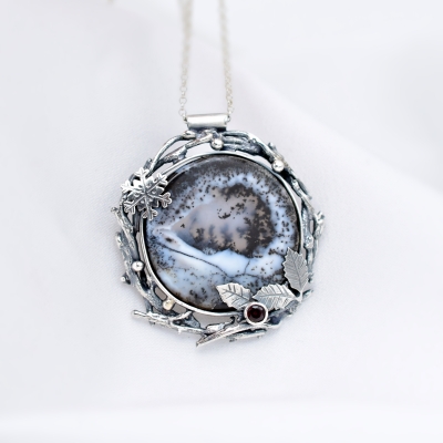 Zimowy Krajobraz Wisiorek